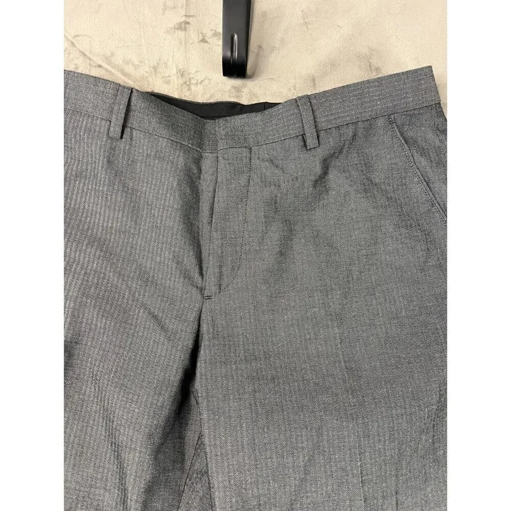 Banana‎ Republic Pants Mens 32x34 Non-Iron Tailored Fit Gray, NWT